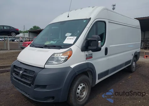 2014 Ram Promaster 3500 High Roof z USA, uszkodzony, nr VIN 3C6URVHG6EE121658